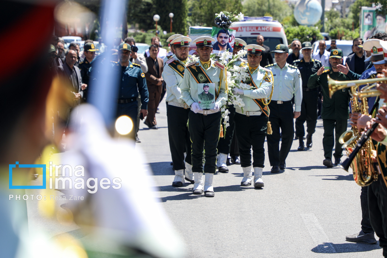 تشییع پیکر شهید «محمدرضا نوروزی مهماندوست