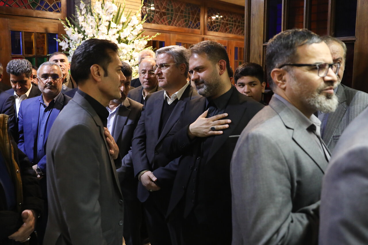 مراسم ختم پدر نماینده مسجد سلیمان با حضور قالیباف