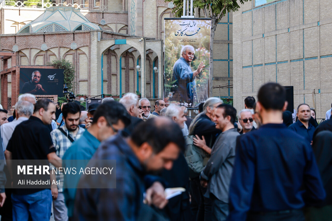 مراسم تشییع پیکر محمد کاسبی