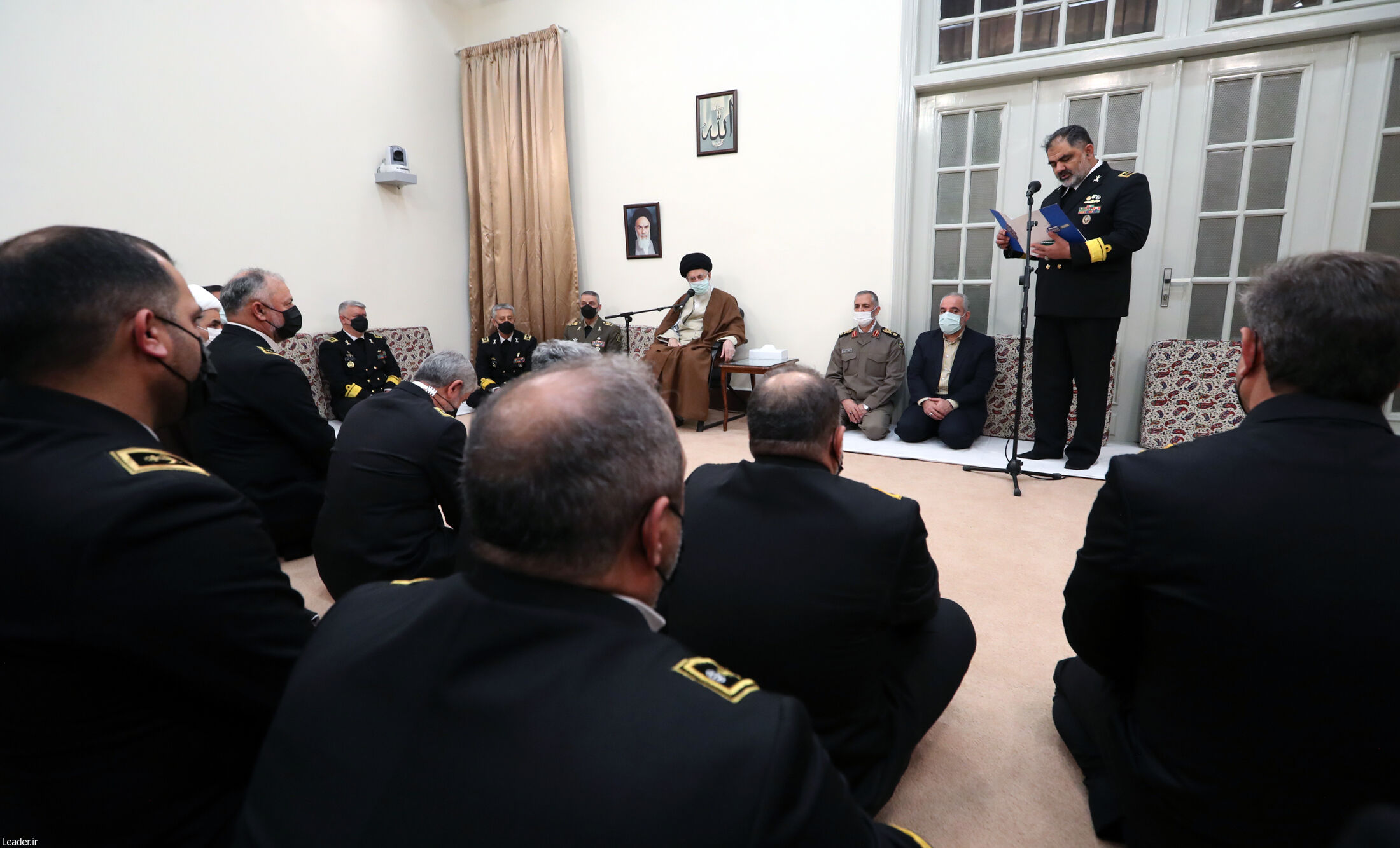 دیدار فرماندهان نیروی دریایی ارتش با فرمانده کل قوا