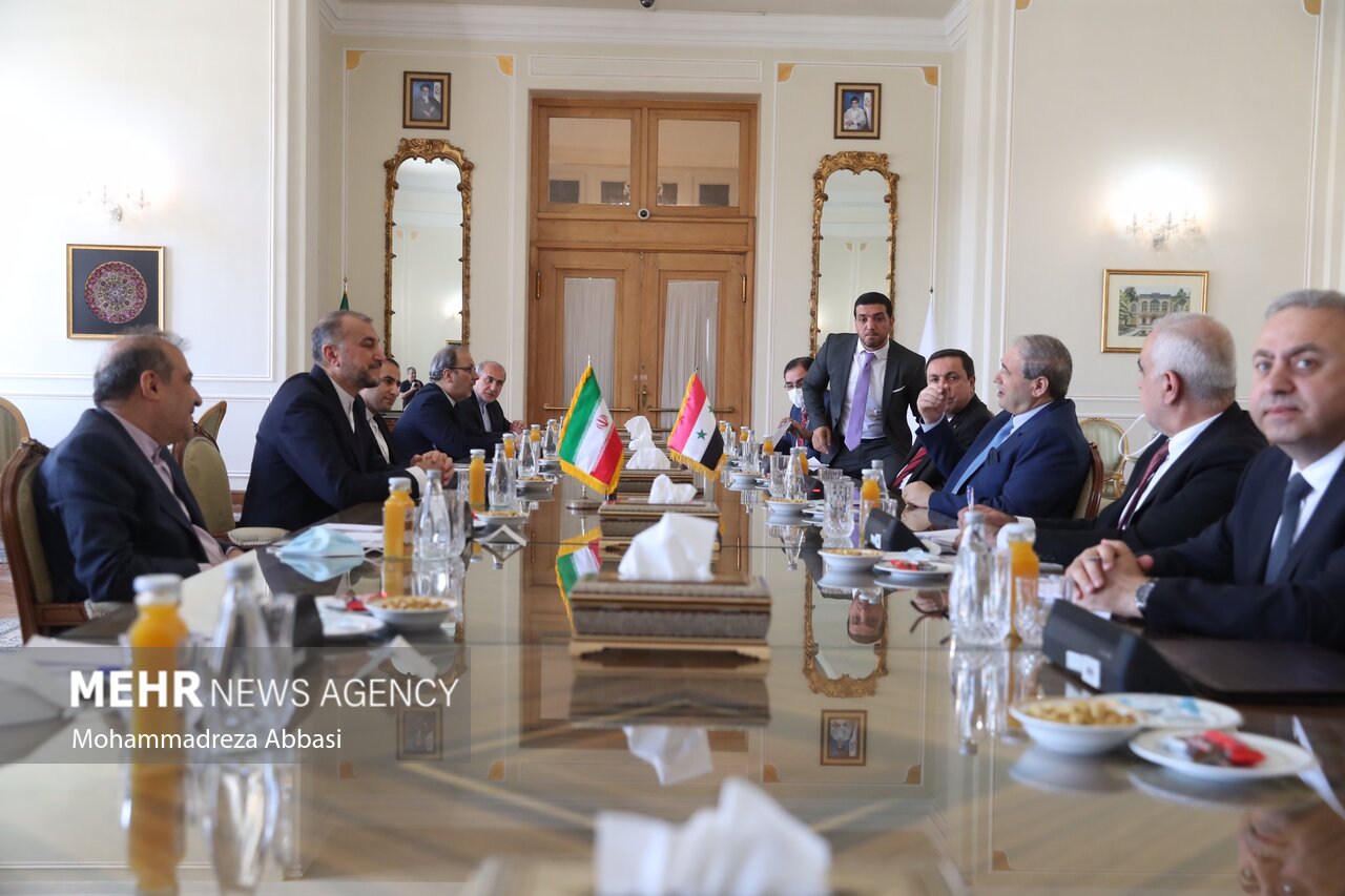 دیدار وزرای خارجه ایران و سوریه