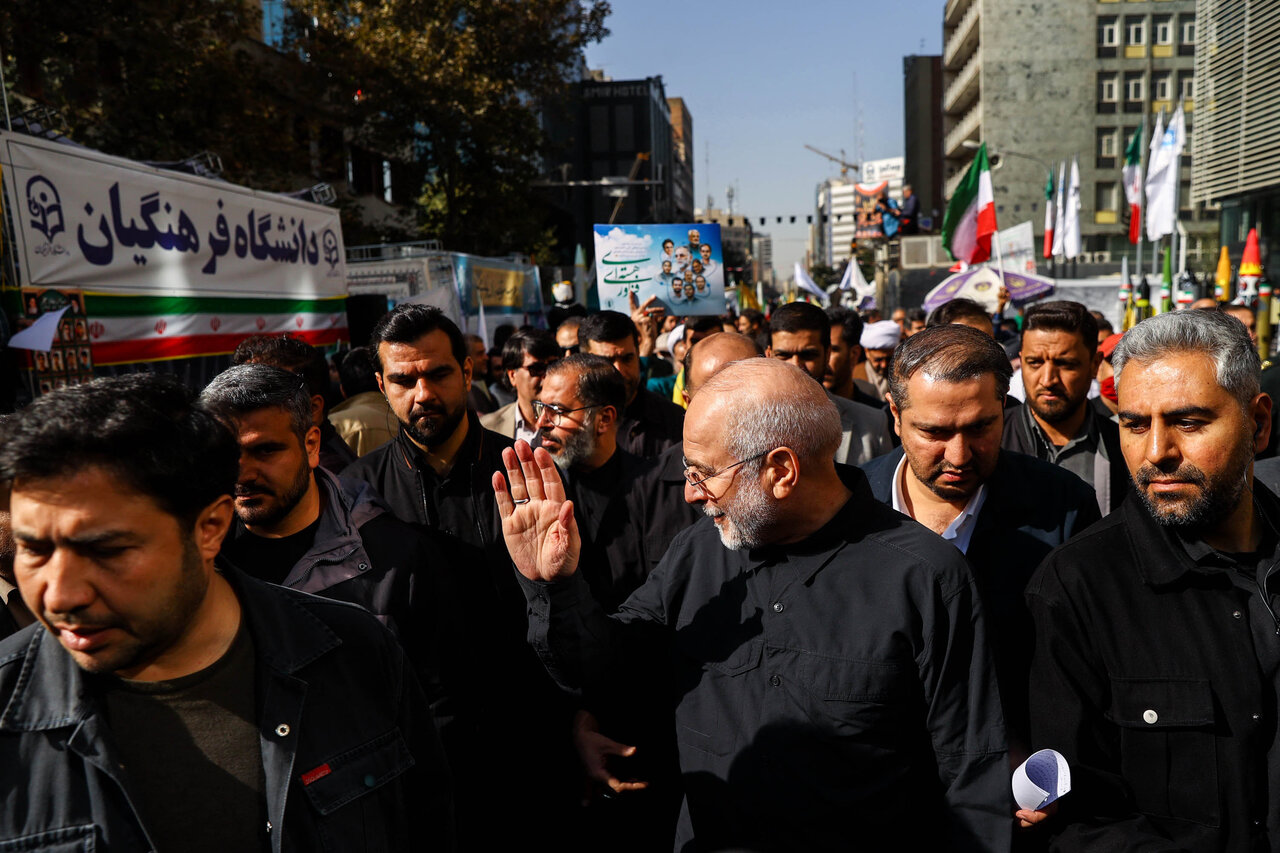 سخنرانی قالیباف در مراسم یوم‌الله ۱۳ آبان