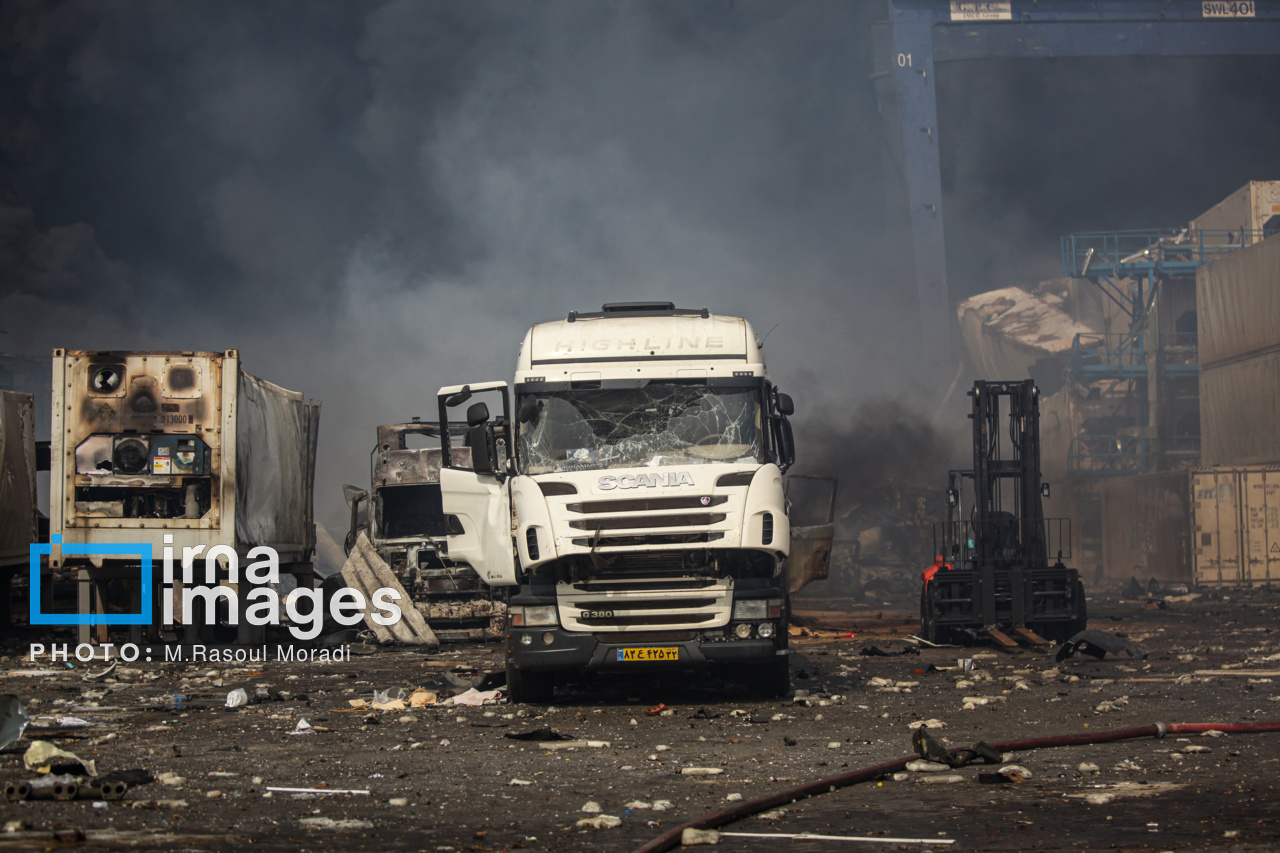 انفجار در «اسکله شهید رجایی»