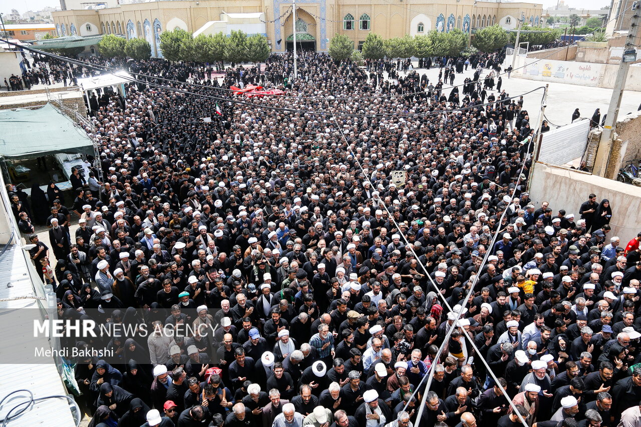 تشییع سرلشکر شهید«محمدسعید ایزدی» در قم