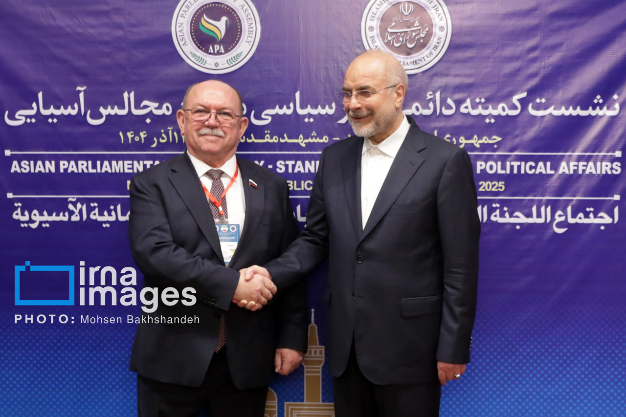 نشست کمیته دائمی امور سیاسی مجمع مجالس آسیایی در مشهد