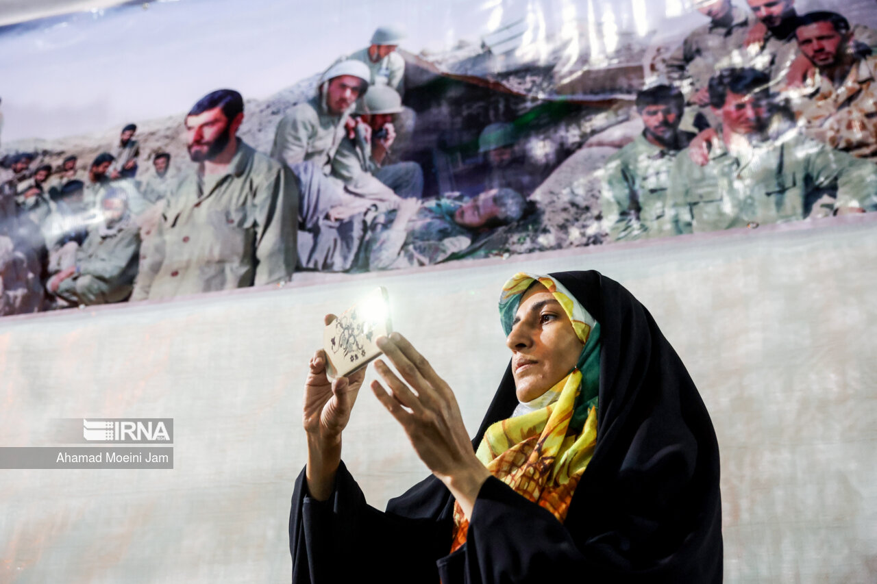 حضور قالیباف در یادواره شهدای باغ فیض