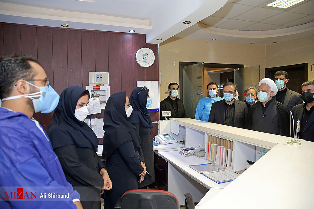 بازدید اژه ای از بیمارستان امام خمینی کرج