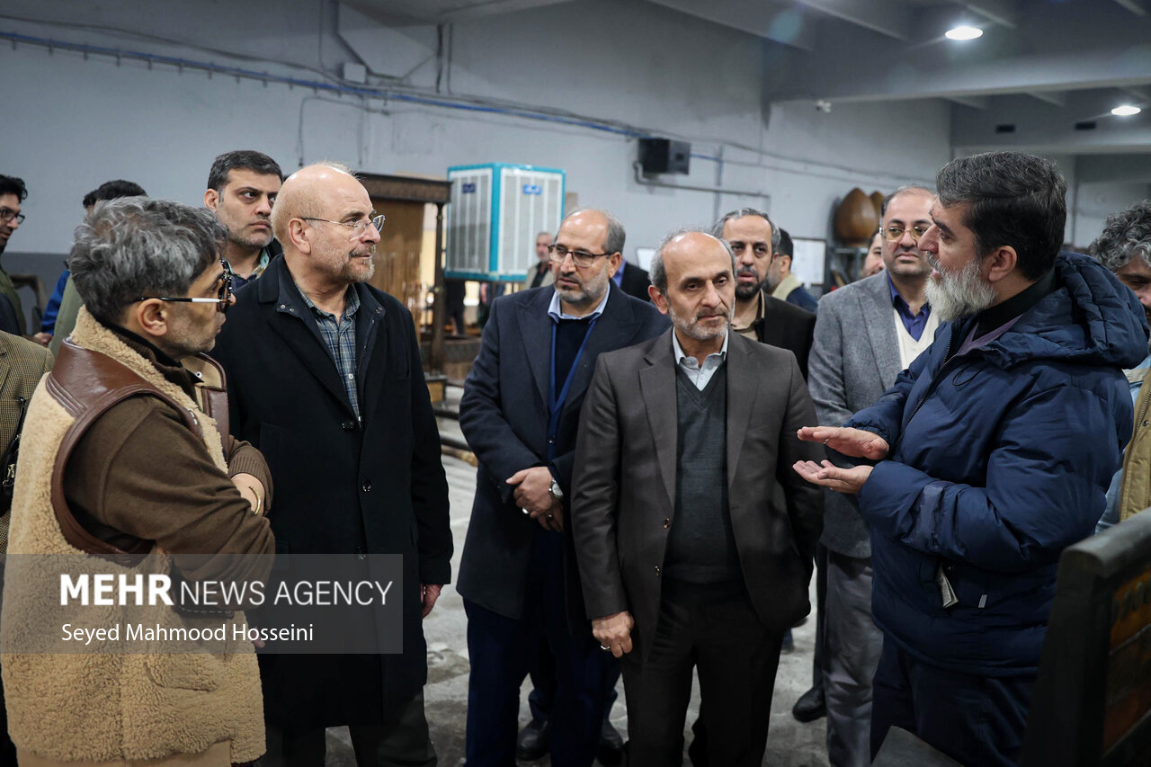 بازدید قالیباف از مراحل ساخت دو سریال تلویزیونی