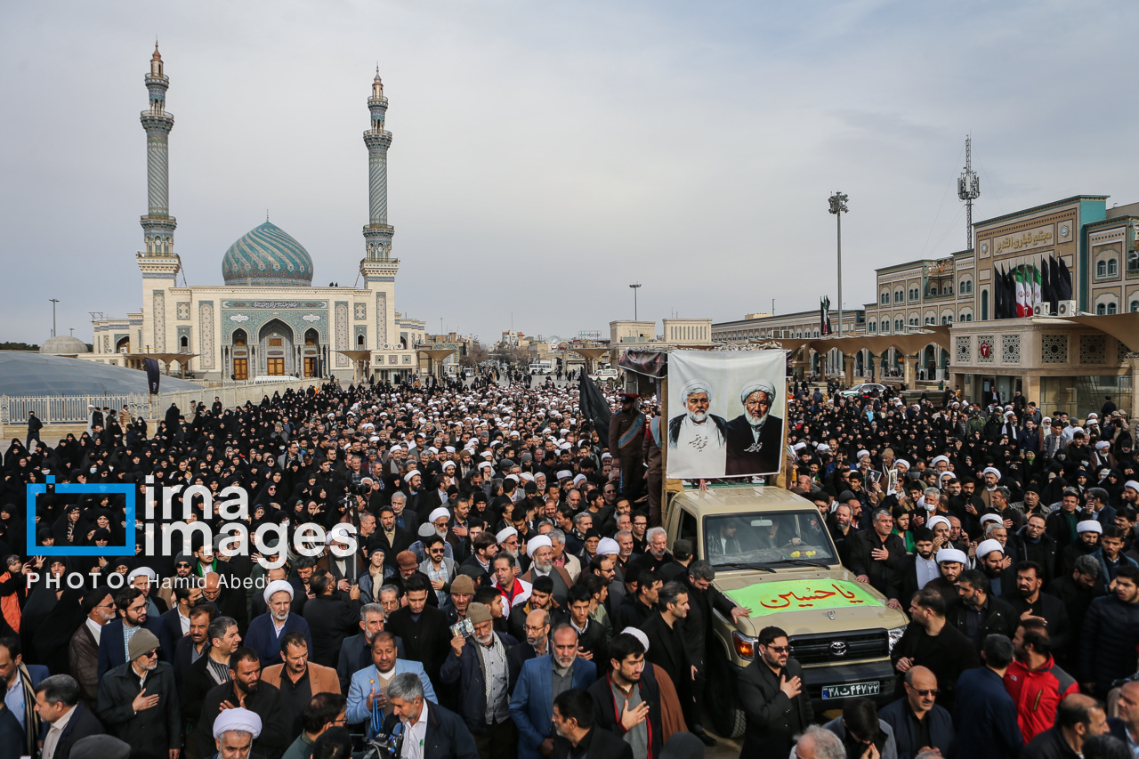 مراسم تشییع «شهدای عدالت» در قم