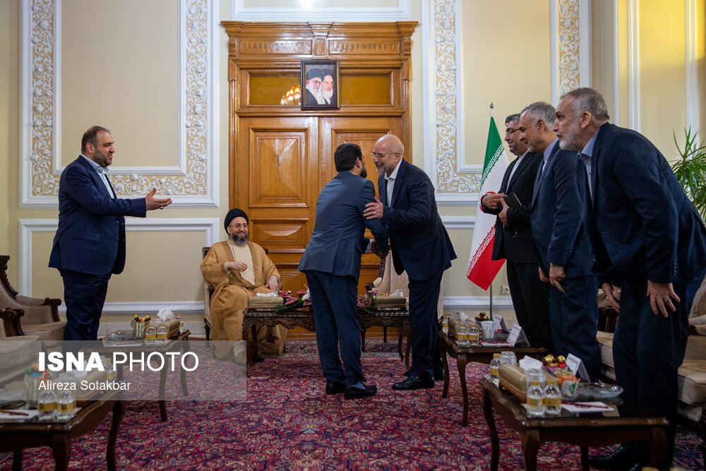 دیدار سیدعمار حکیم با رئیس مجلس