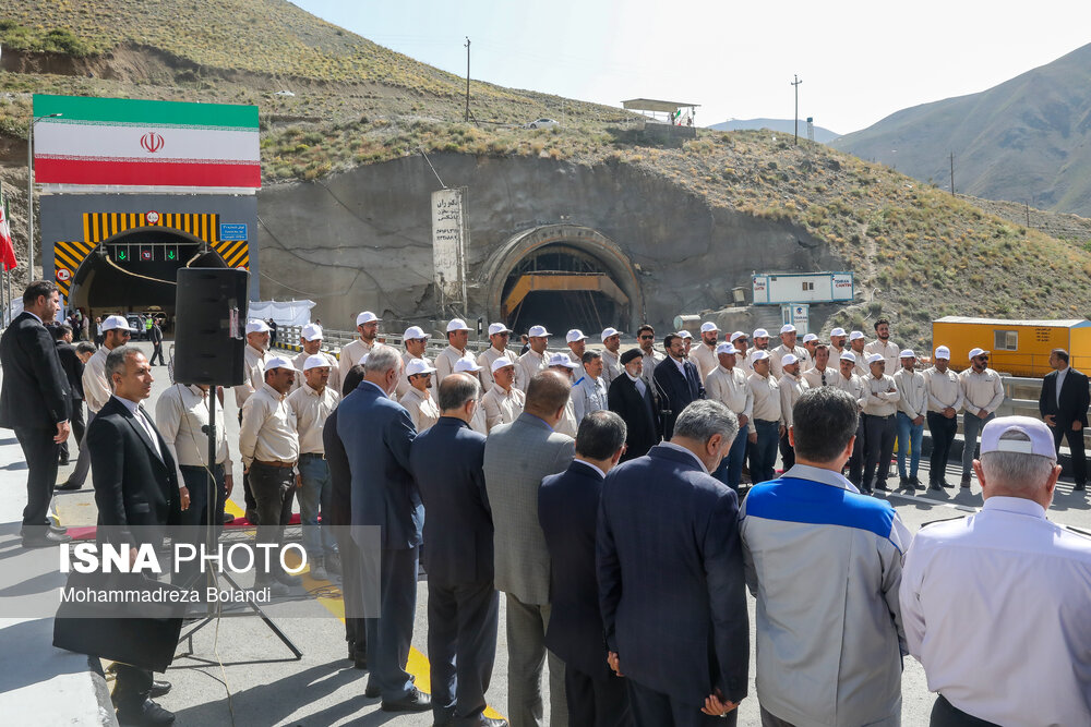 افتتاح قطعه ۲ آزادراه تهران شمال