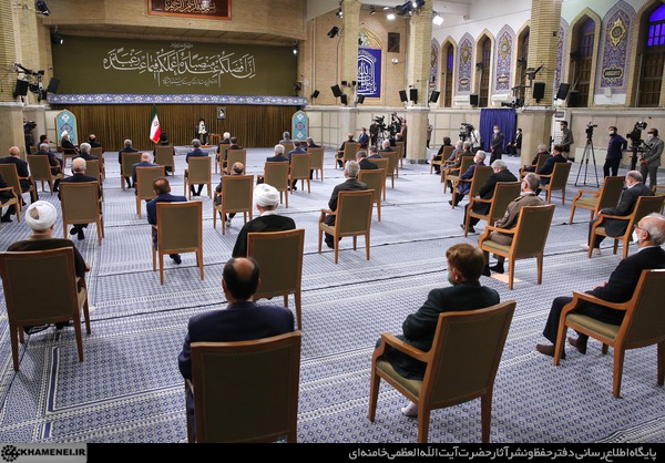 آخرین دیدار روحانی و کابینه اش با رهبر انقلاب