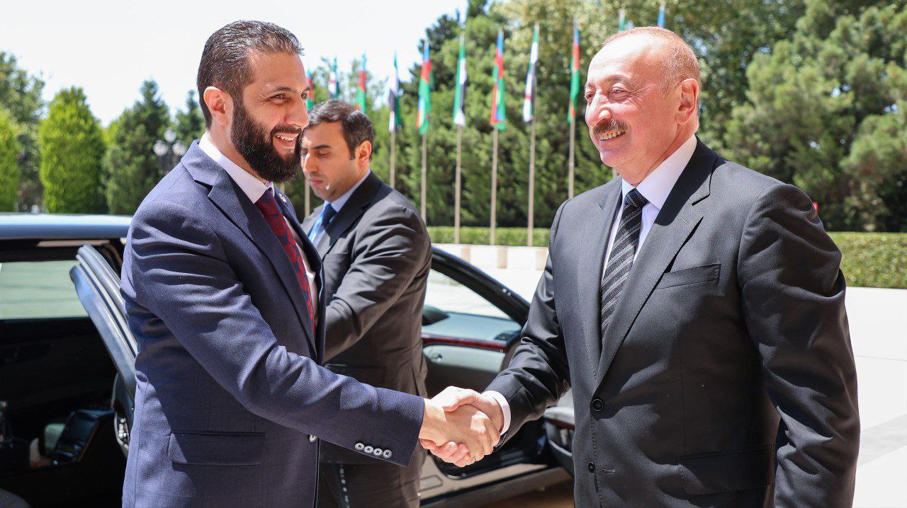 دیدار احمد الشرع با علی اف