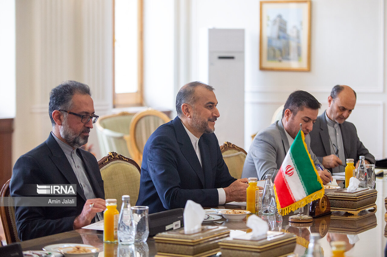 دیدارهای وزیر امور خارجه- ۳ دی ۱۴۰۲