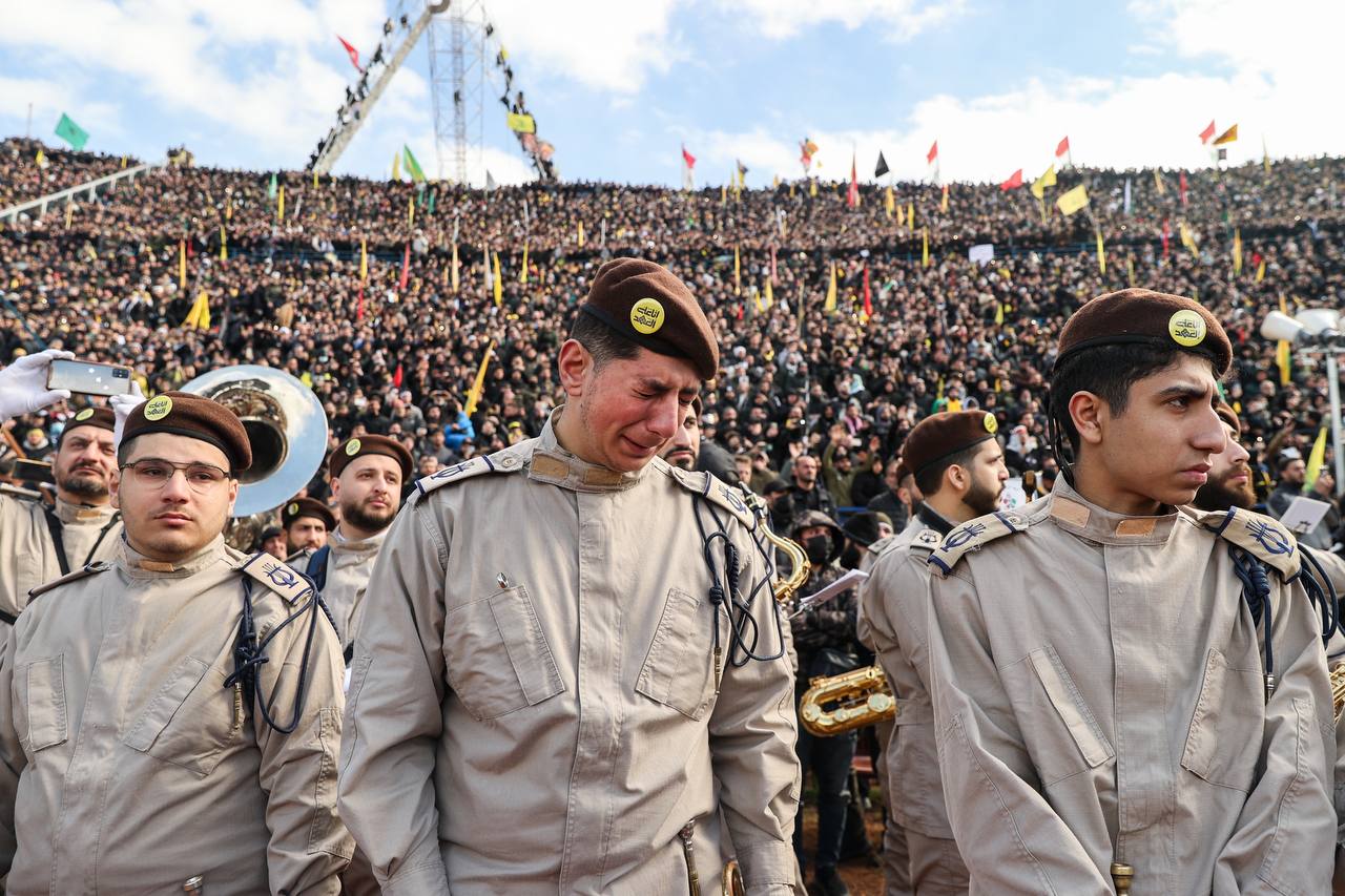 حضور قالیباف در مراسم تشییع پیکر رهبران شهید مقاومت