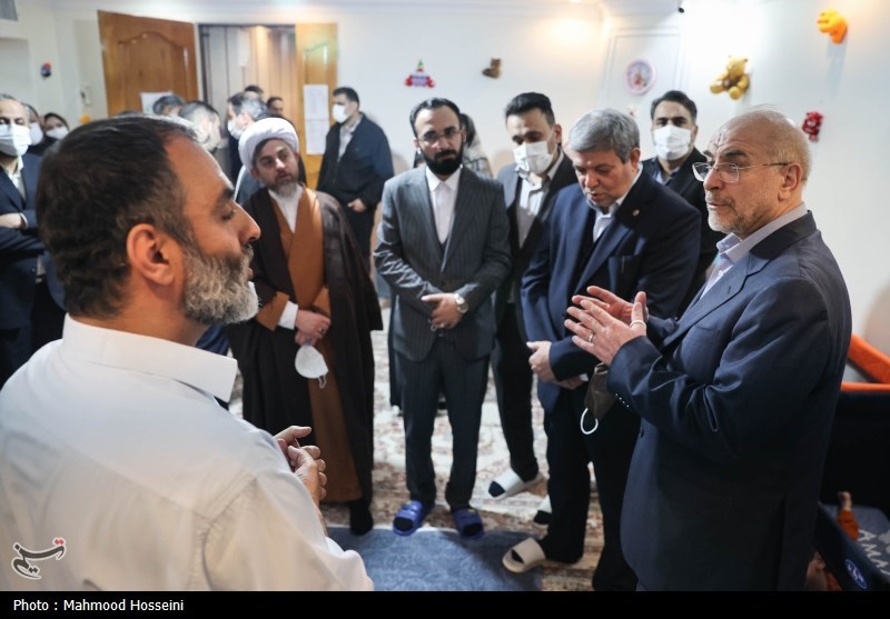 بازدید قالیباف از موسسه خیریه