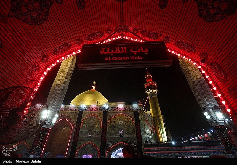 حال و هوای حرم مطهر حضرت علی (ع) در آستانه اربعین