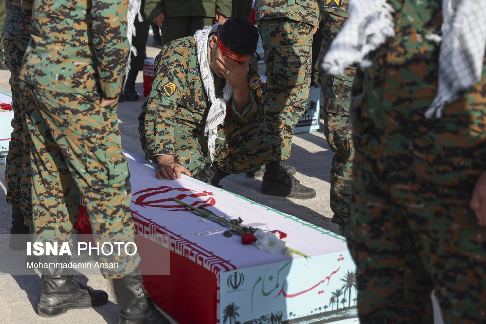 ورود پیکر پاک ۸۵ شهید دفاع مقدس از مرز آبی اروند
