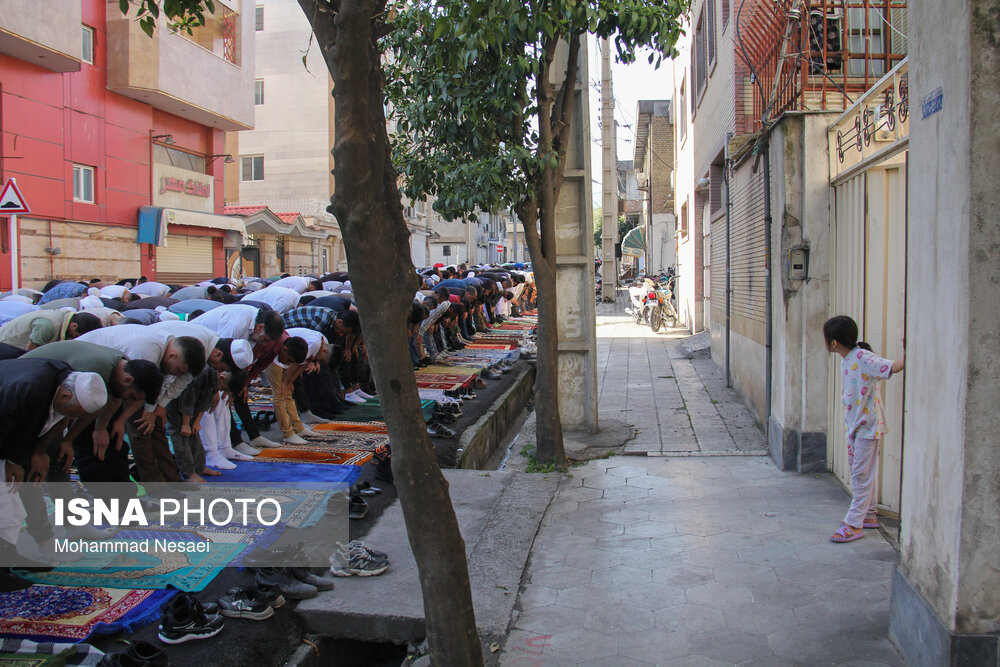 نماز عید سعید فطر اهل سنت در گرگان 