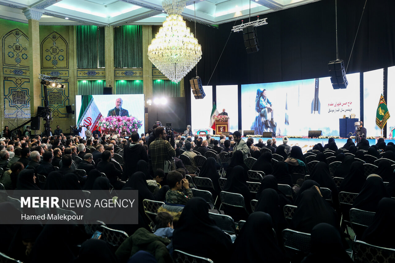 قالیباف در مراسم سیزدهمین سالگرد شهادت سردار شهید حسن طهرانی مقدم