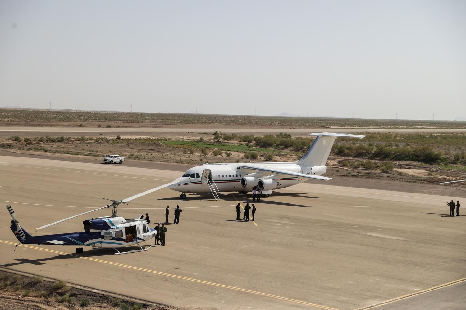 مراسم افتتاح فرودگاه شهدای گناباد