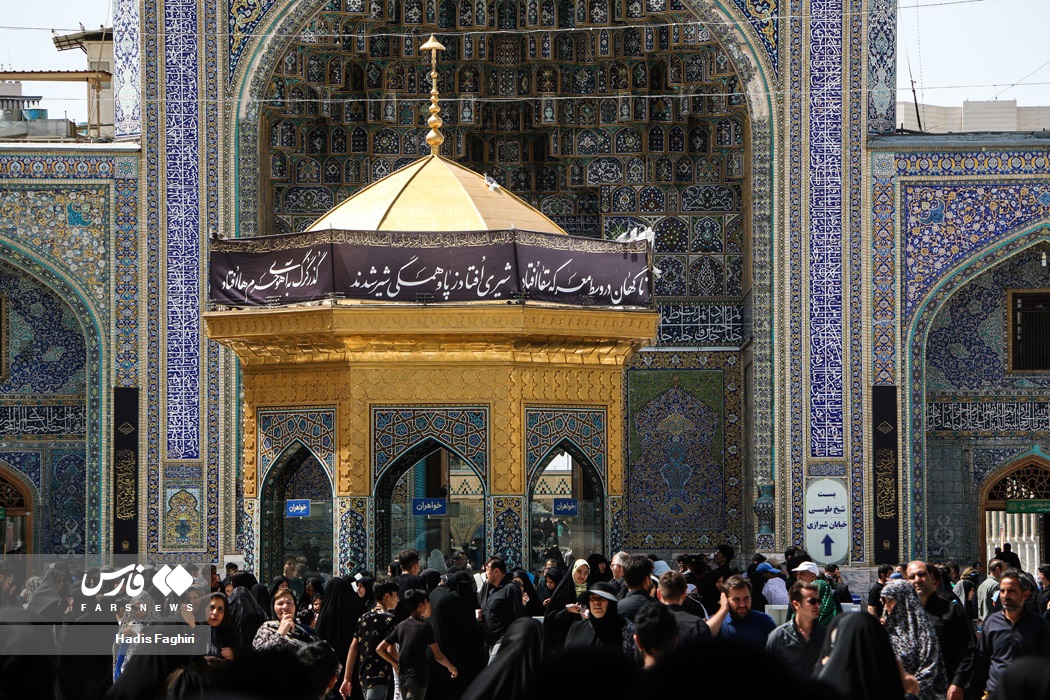 حال و هوای تاسوعا در حرم امام رضا(ع)