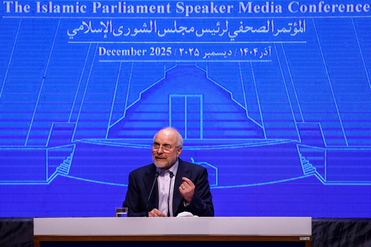 نشست خبری قالیباف 