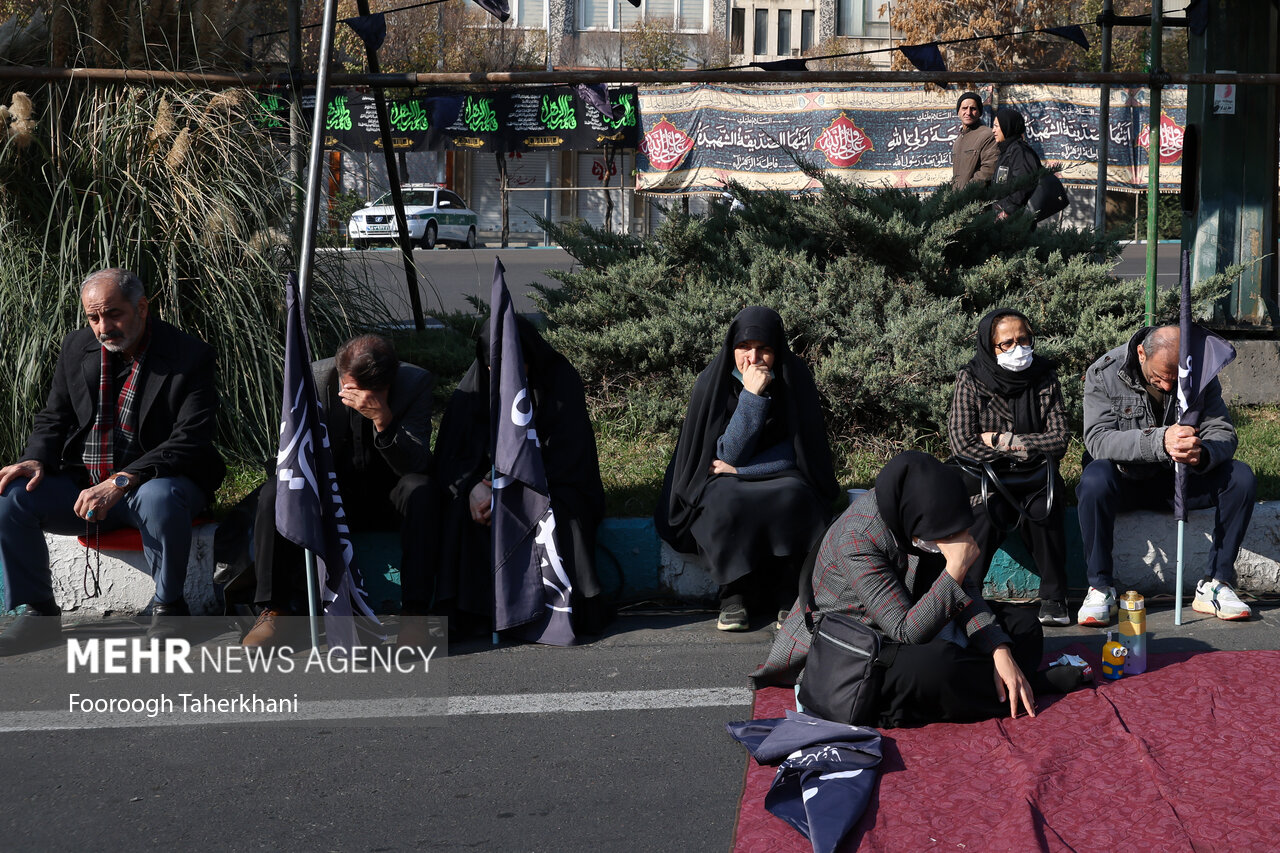 اجتماع بزرگ هیئت های فاطمی در میدان هفت تیر