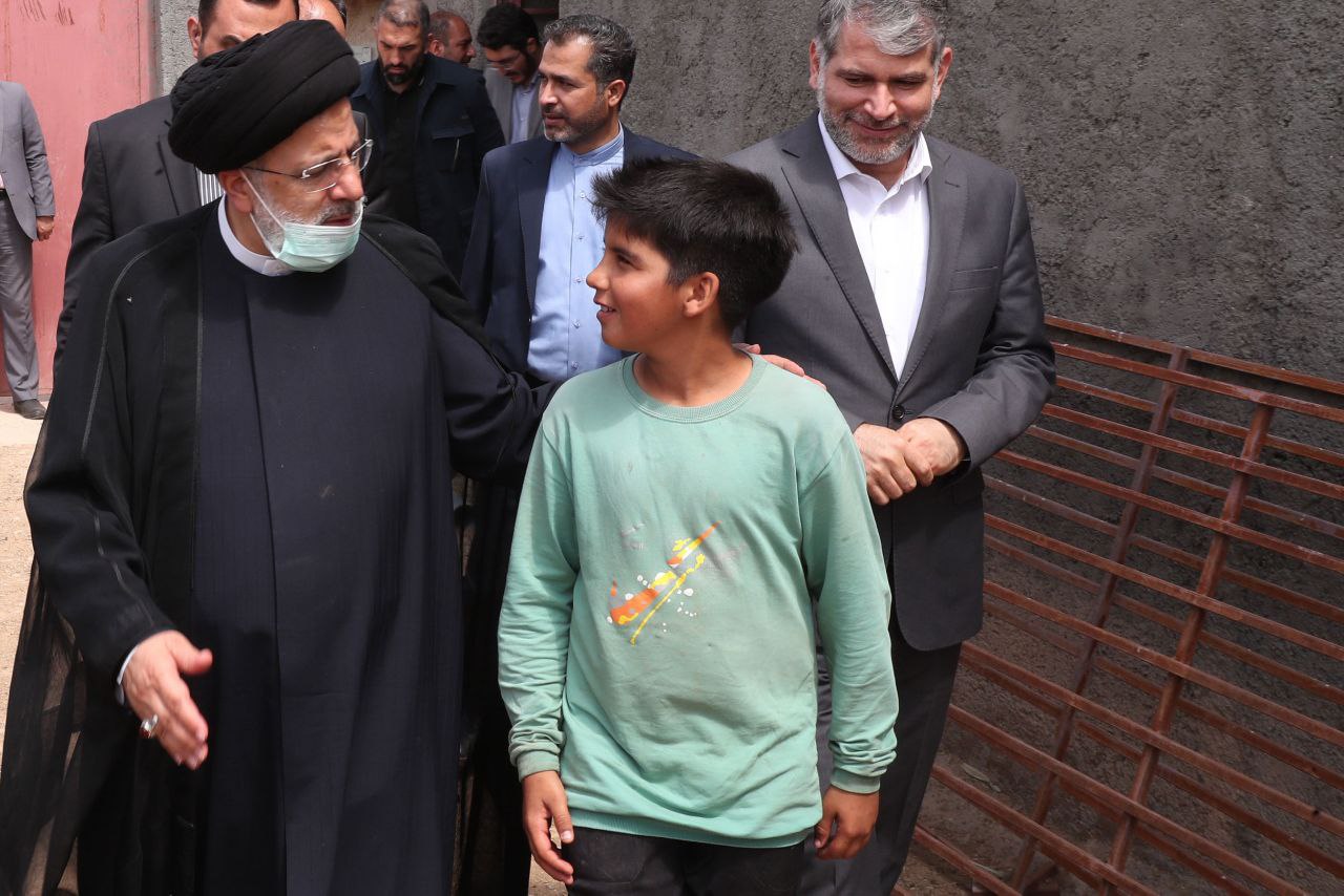 حضور رئیسی در شهرک دامپروری قارلق