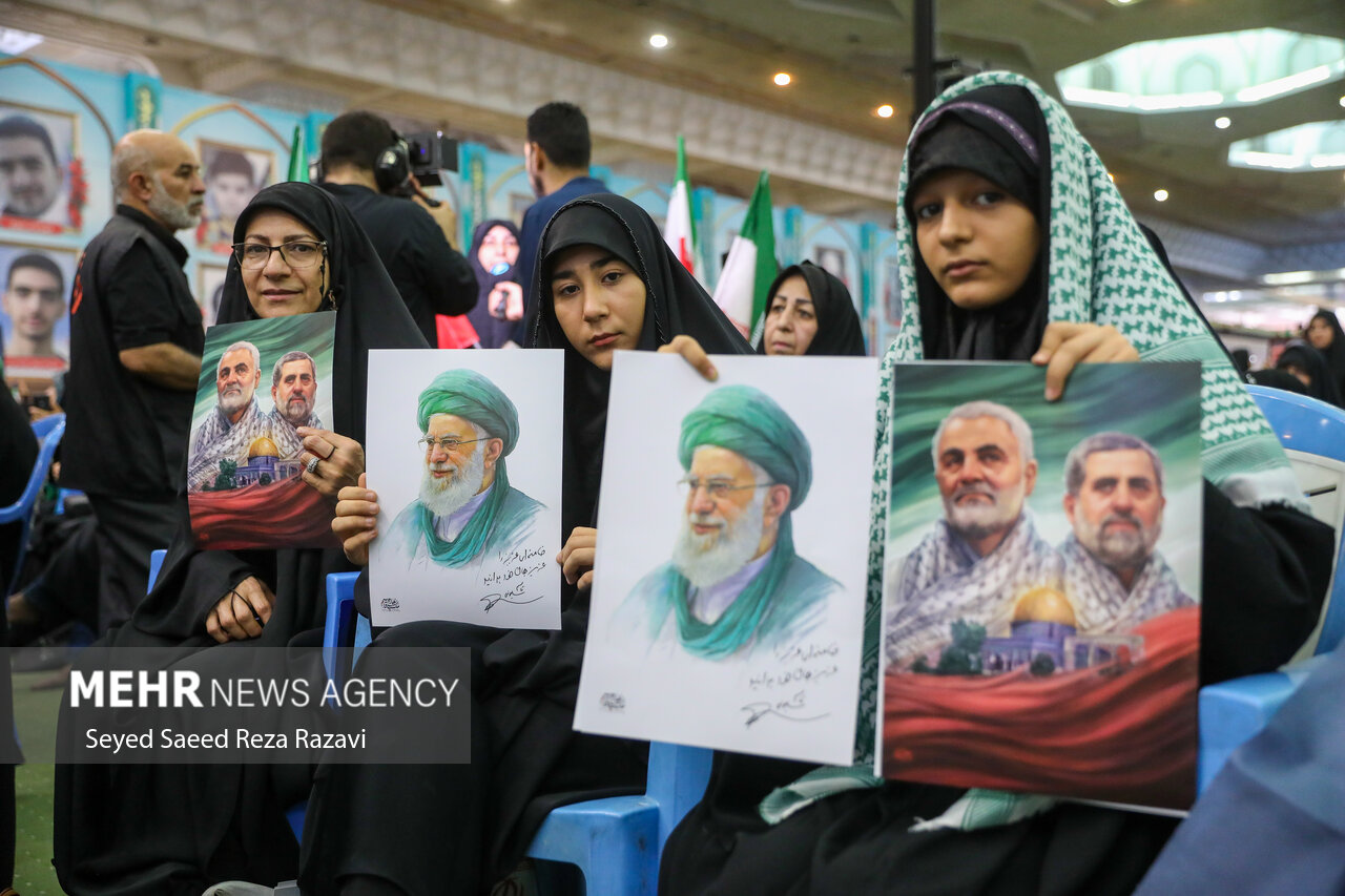 مراسم اربعین شهدای اقتدار ایران