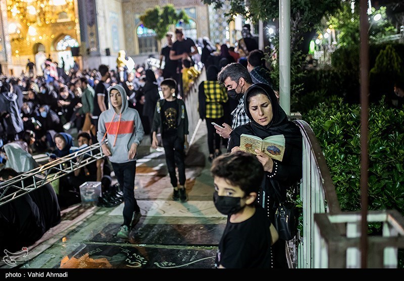  احیای شب قدر در امامزاده پنج تن لویزان