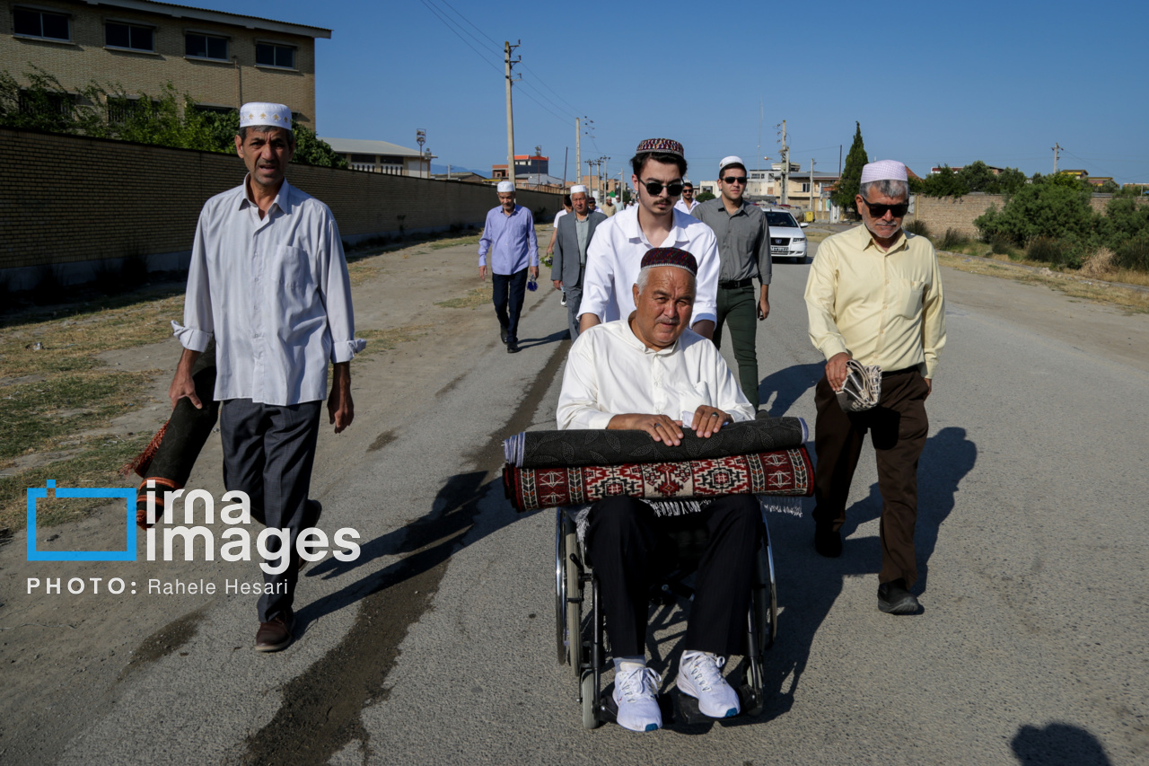 نماز عید «قربان» در بندر ترکمن