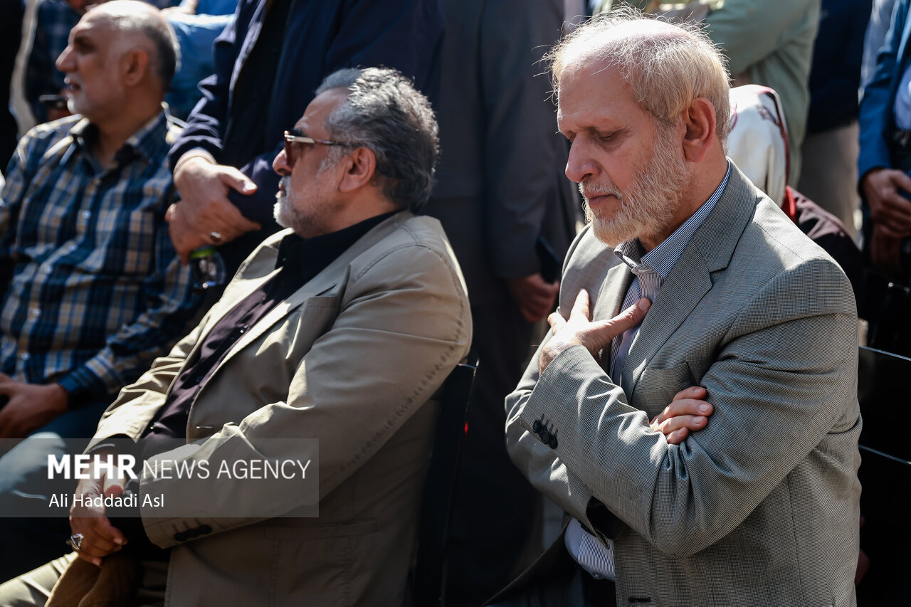 مراسم تشییع پیکر محمد کاسبی