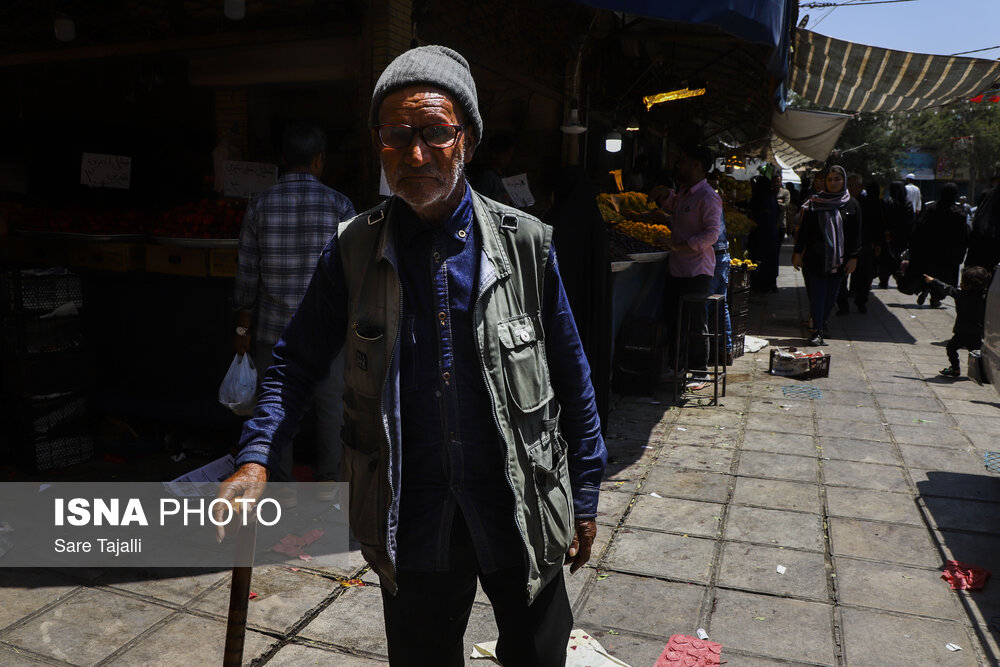 بازارگردی در گرمترین روز تابستان-کرمان