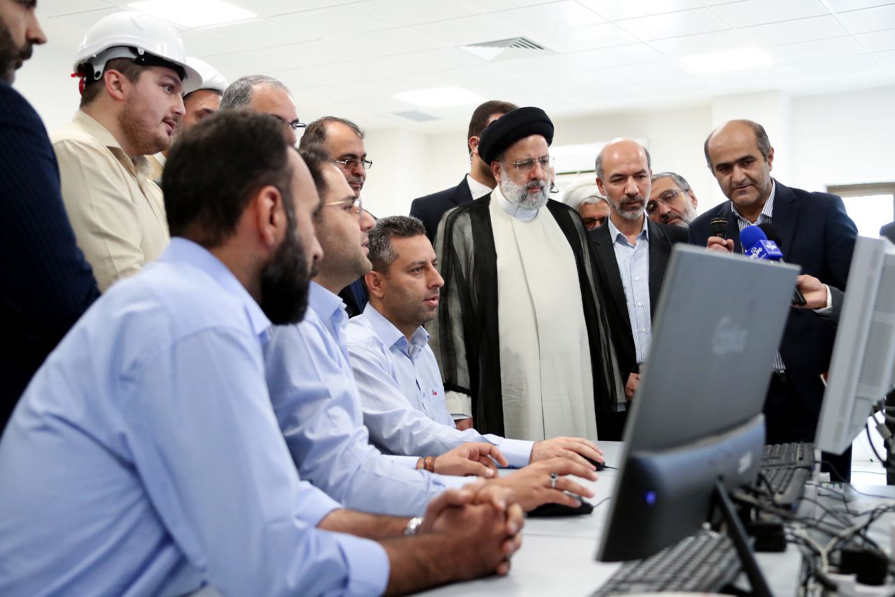 افتتاح نیروگاه سیکل ترکیبی آریان ۲ زنجان با حضور رئیسی