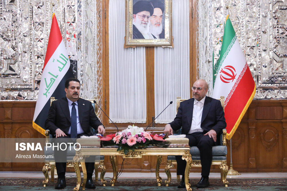 دیدار نخست‌وزیر عراق با قالیباف