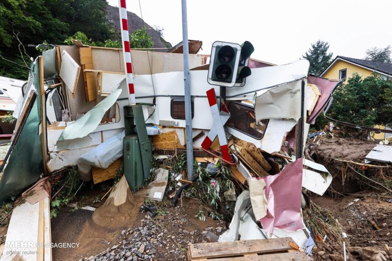 خسارات سیل در اروپا