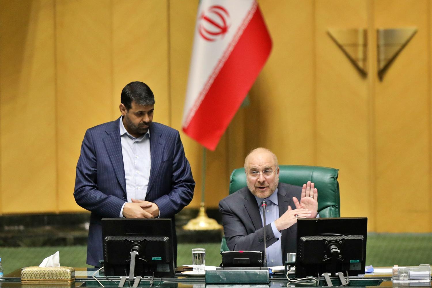 حضور وزیر اقتصاد و میرکاظمی در مجلس