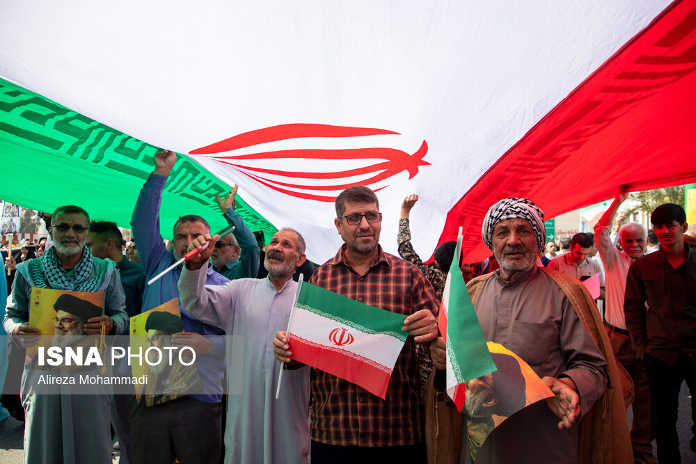 مراسم راهپیمایی روز قدس در اهواز