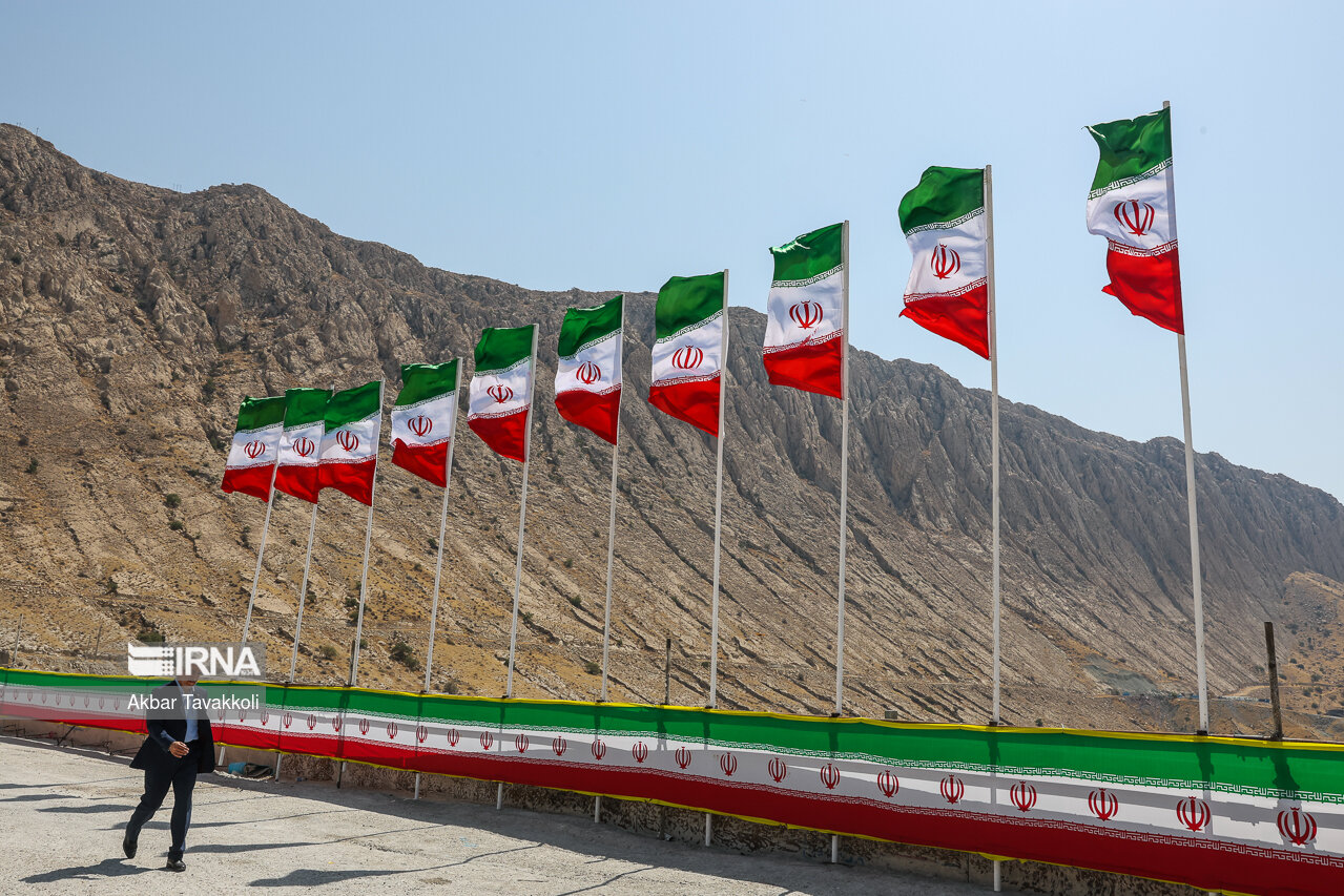 بهره برداری از سد چمشیر با حضور رئیسی