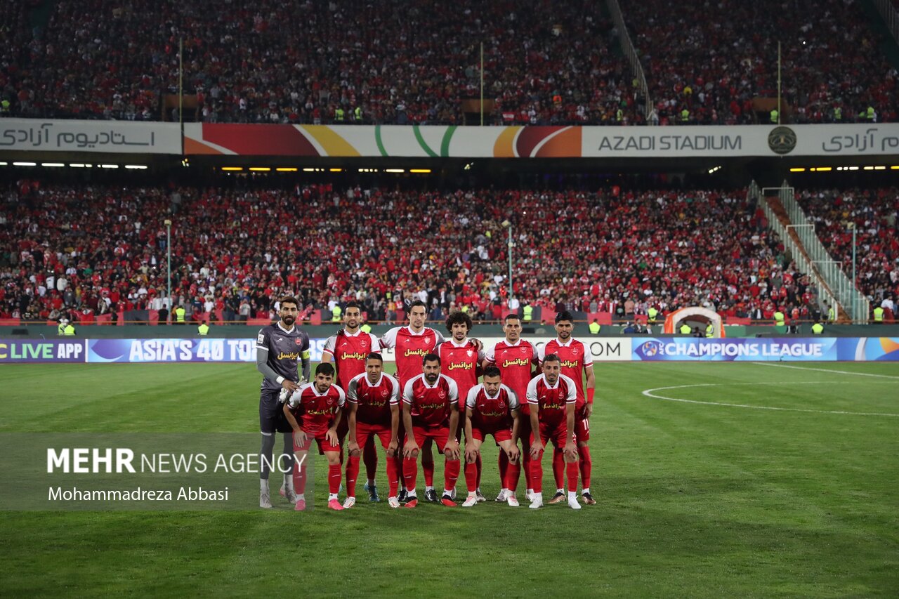 دیدار تیم های پرسپولیس تهران و استقلال تاجیکستان