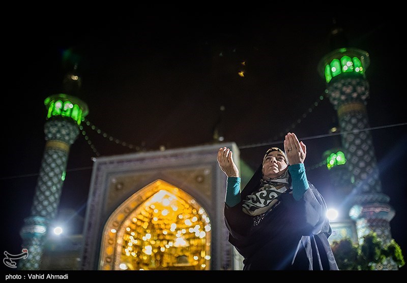  احیای شب قدر در امامزاده پنج تن لویزان