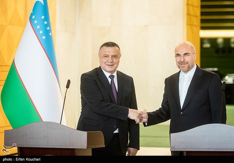  دیدار رئیس مجلس قانونگذاری ازبکستان با قالیباف