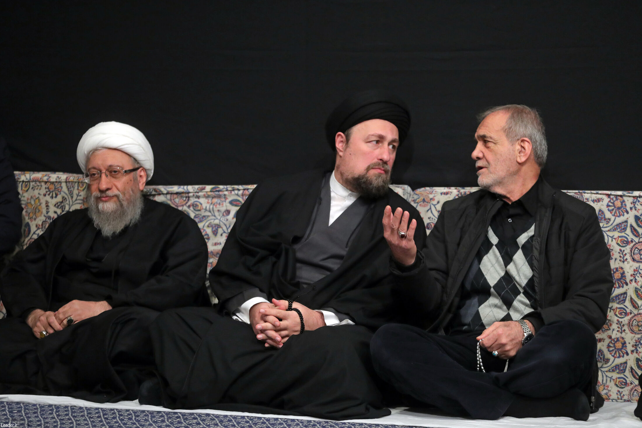 آخرین شب مراسم عزاداری حضرت فاطمه‌ در حسینیه امام خمینی