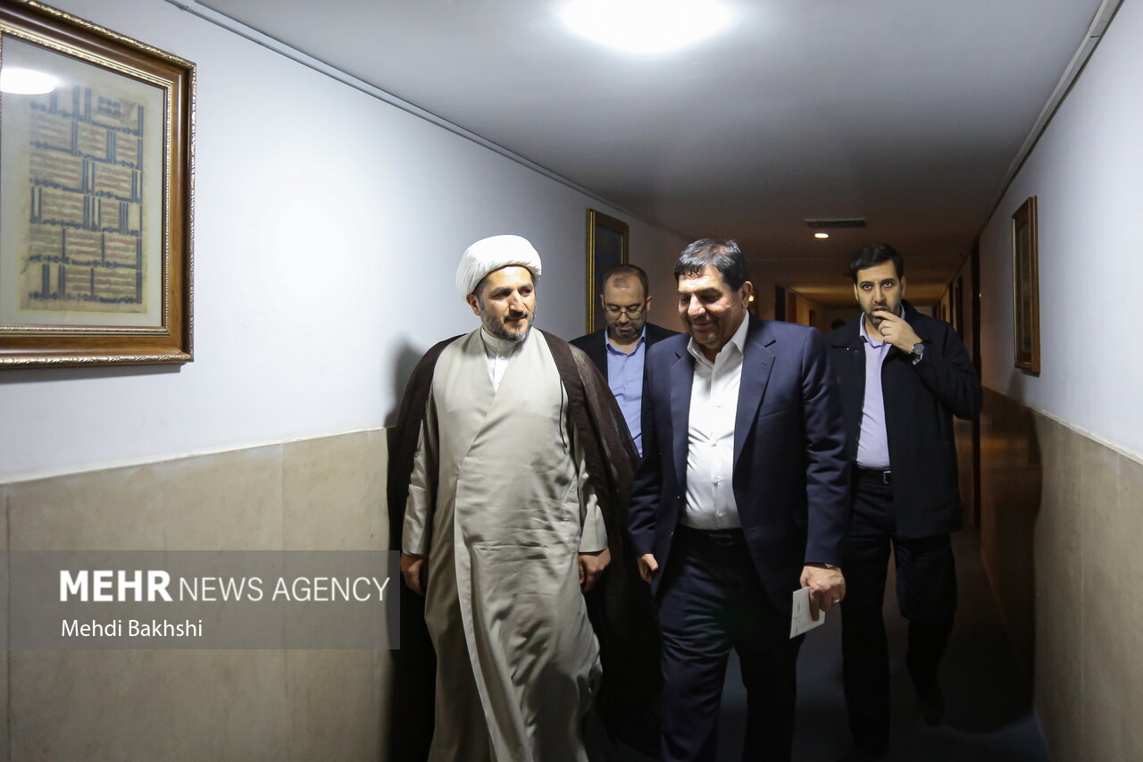 دیدار مخبر با مراجع و علمای قم در سفر یک روزه