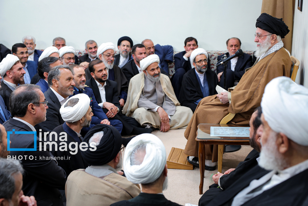 تصاویر دیدار مسئولان ارشد سه قوه با رهبر انقلاب
