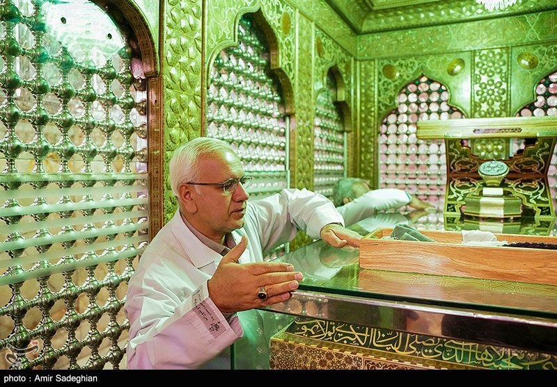 مراسم گلابشویی حرم مطهر حضرت شاهچراغ (ع) 