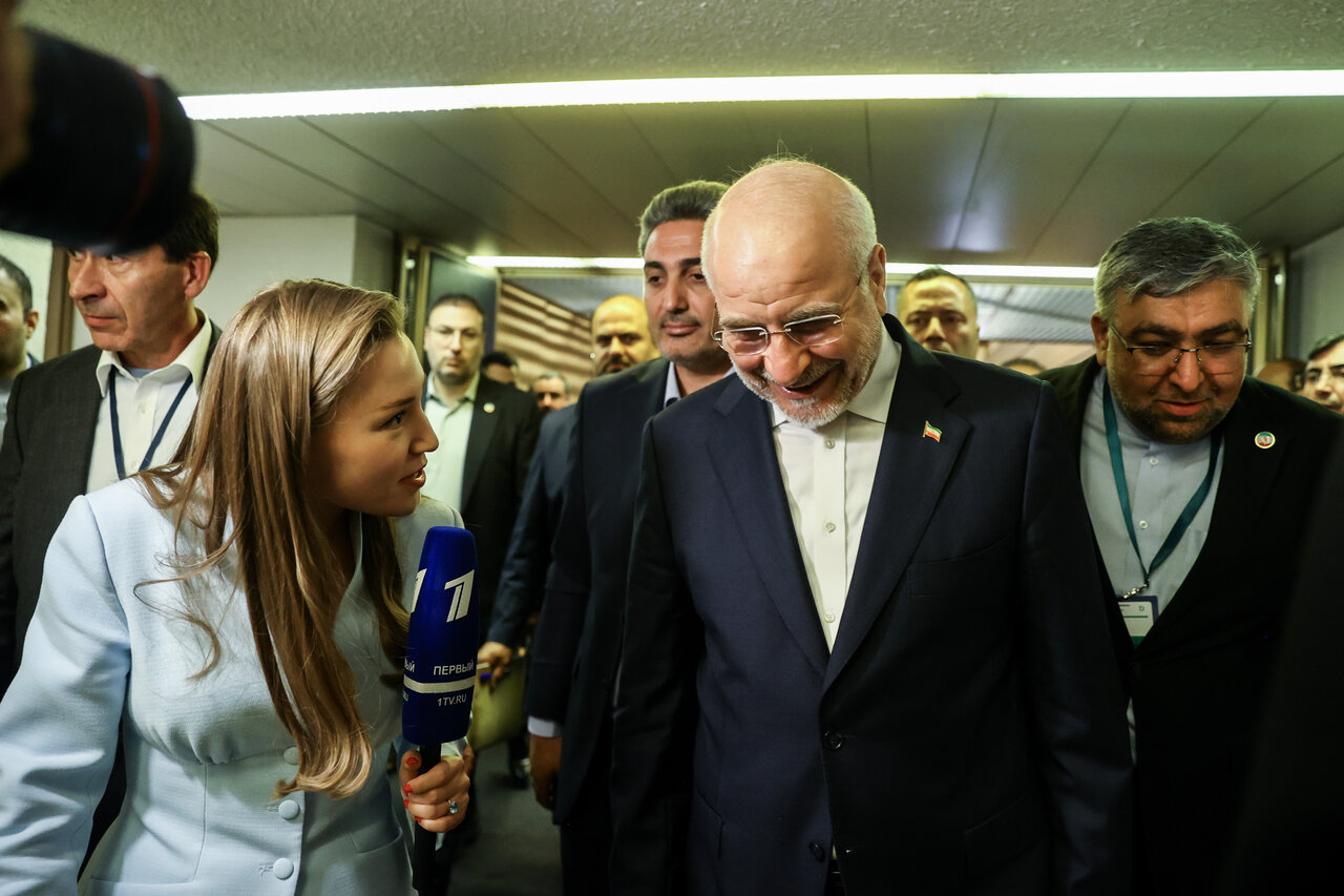 قالیباف در نشست پایبندی به حقوق بین‌الملل در ژنو