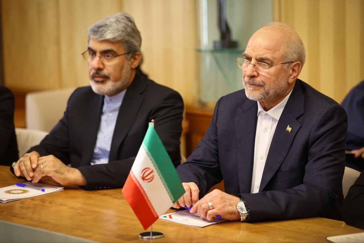 دیدار و نشست قالیباف و هیات پارلمانی