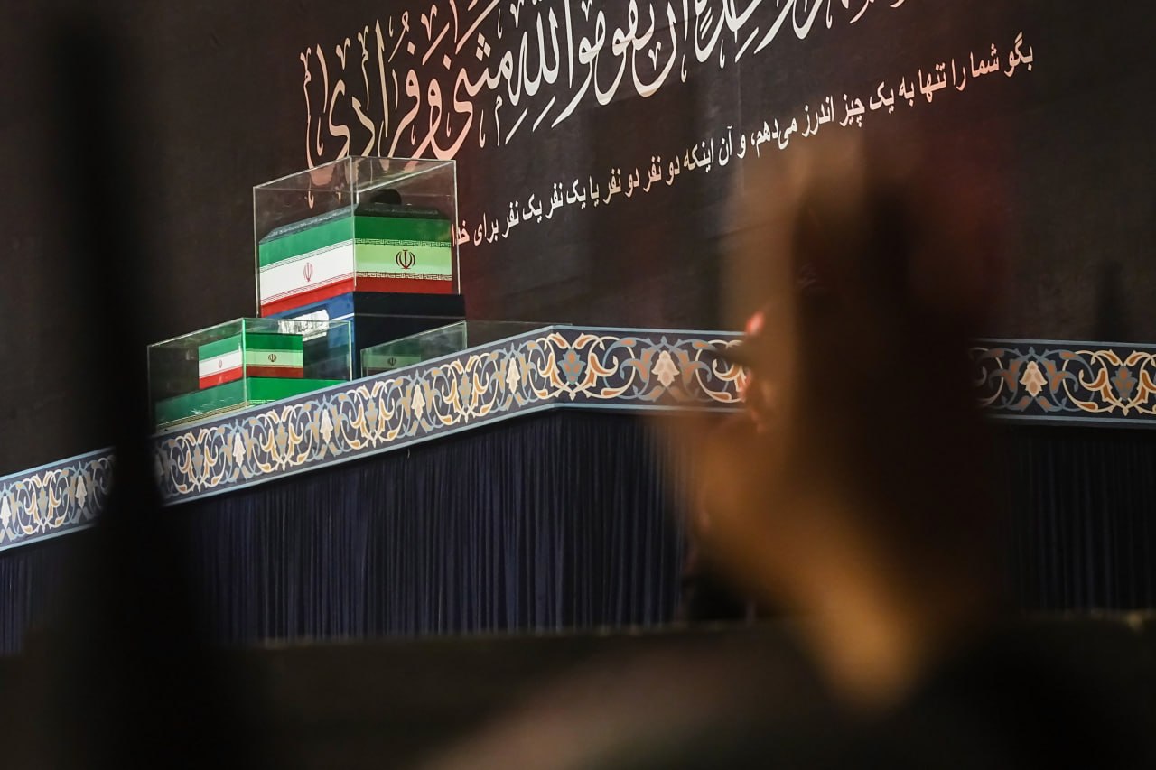 مراسم وداع با پیکر مطهر امام مجاهد شهید